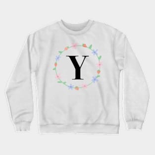 “Y” initial Crewneck Sweatshirt